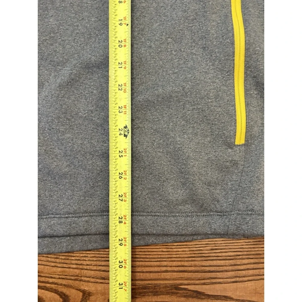 The North Face Men's XXL Grey/Yellow Canyonlands Full Zip Hoodie Sweatshirt
